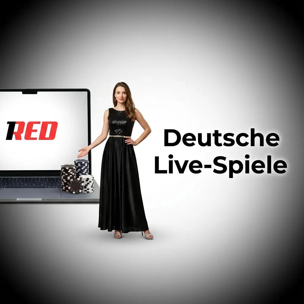 Deutschsprachige Live-Dealer-Tische bei 1Red mit Roulette, Blackjack und Baccarat von Pragmatic Play Live