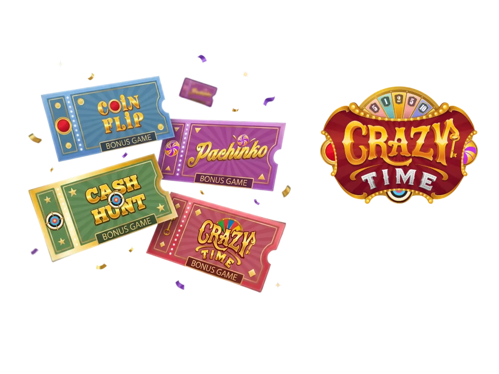 Erlebe die pure Show und interaktiven Spaß mit Crazy Time im 1Red Live-Casino.